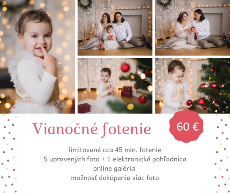 vianočné fotenie